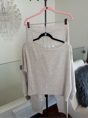 ONLY Oatmeal Matching Knit Set - Small
